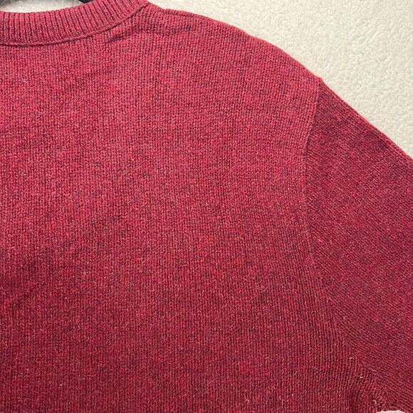 Vintage Robert Bruce Wool Sweater Size L Made In USA Red EUC - Picture 4 of 6